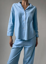 ZARINA WOMEN'S PAJAMA, LIGHT BLUE