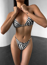 TULLY BIKINI SET, BLACK-WHITE