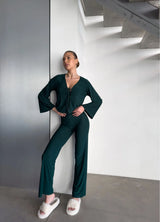 MEL WOMEN'S PAJAMA, GREEN