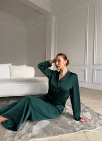 JANET WOMEN'S PAJAMA, GREEN