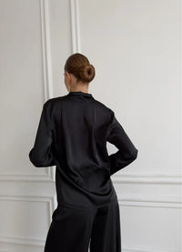 JANET WOMEN'S PAJAMA, BLACK