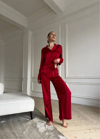 JANET WOMEN'S PAJAMA, RED