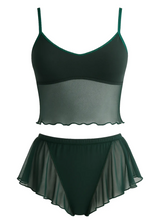 PIPER WOMEN'S PAJAMAS, DARK GREEN