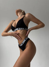 MARIE WOMEN`S UNDERWEAR SET, BLACK