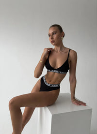 MARIE WOMEN`S UNDERWEAR SET, BLACK