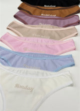 DAYS OF THE WEEK WOMEN'S SET OF PANTIES 7 PCS, MULTICOLOR