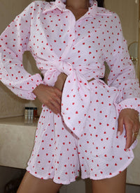 POLLY WOMEN`S PAJAMAS, PINK