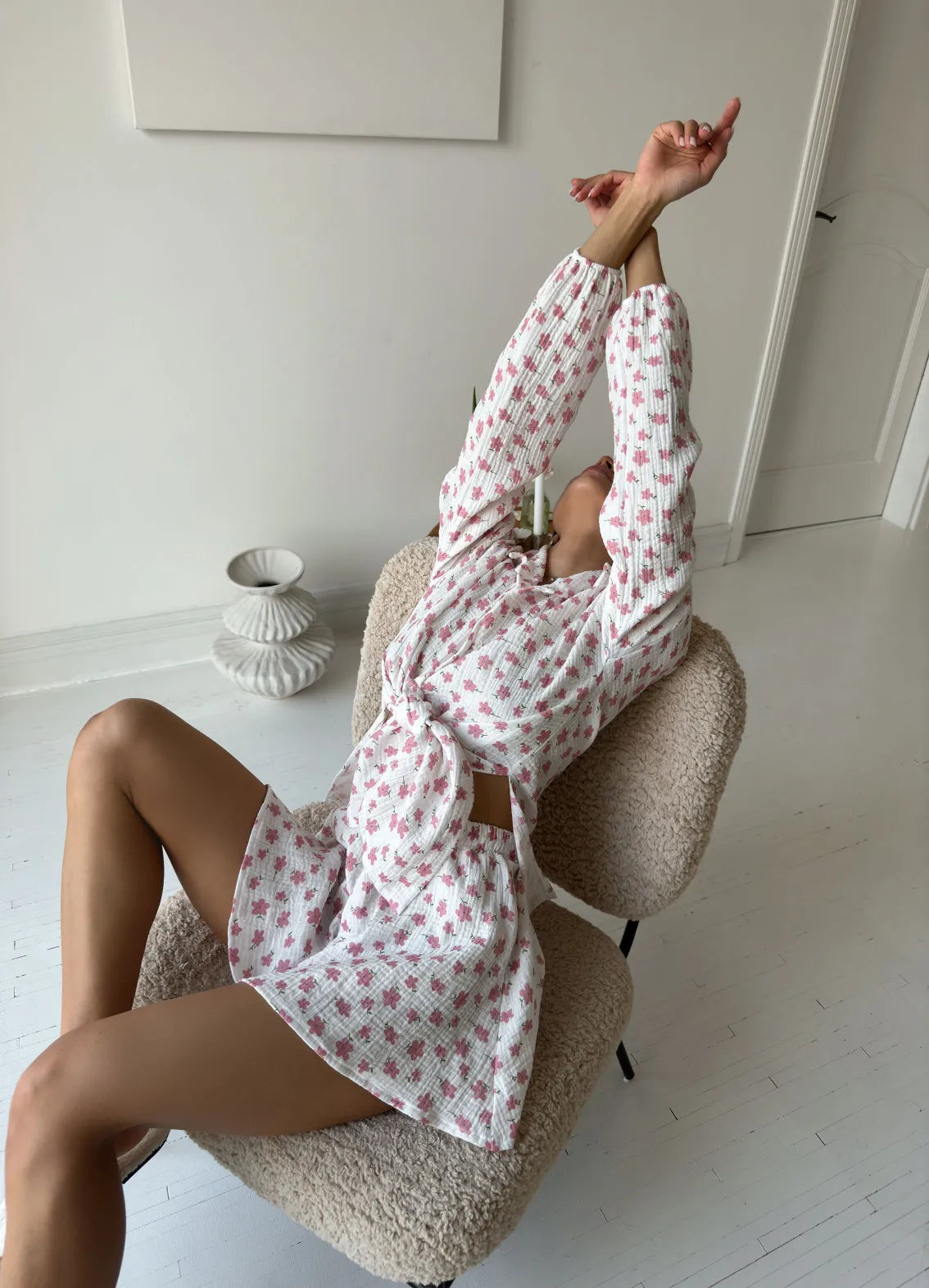 RIMMA WOMEN`S PAJAMA, WHITE
