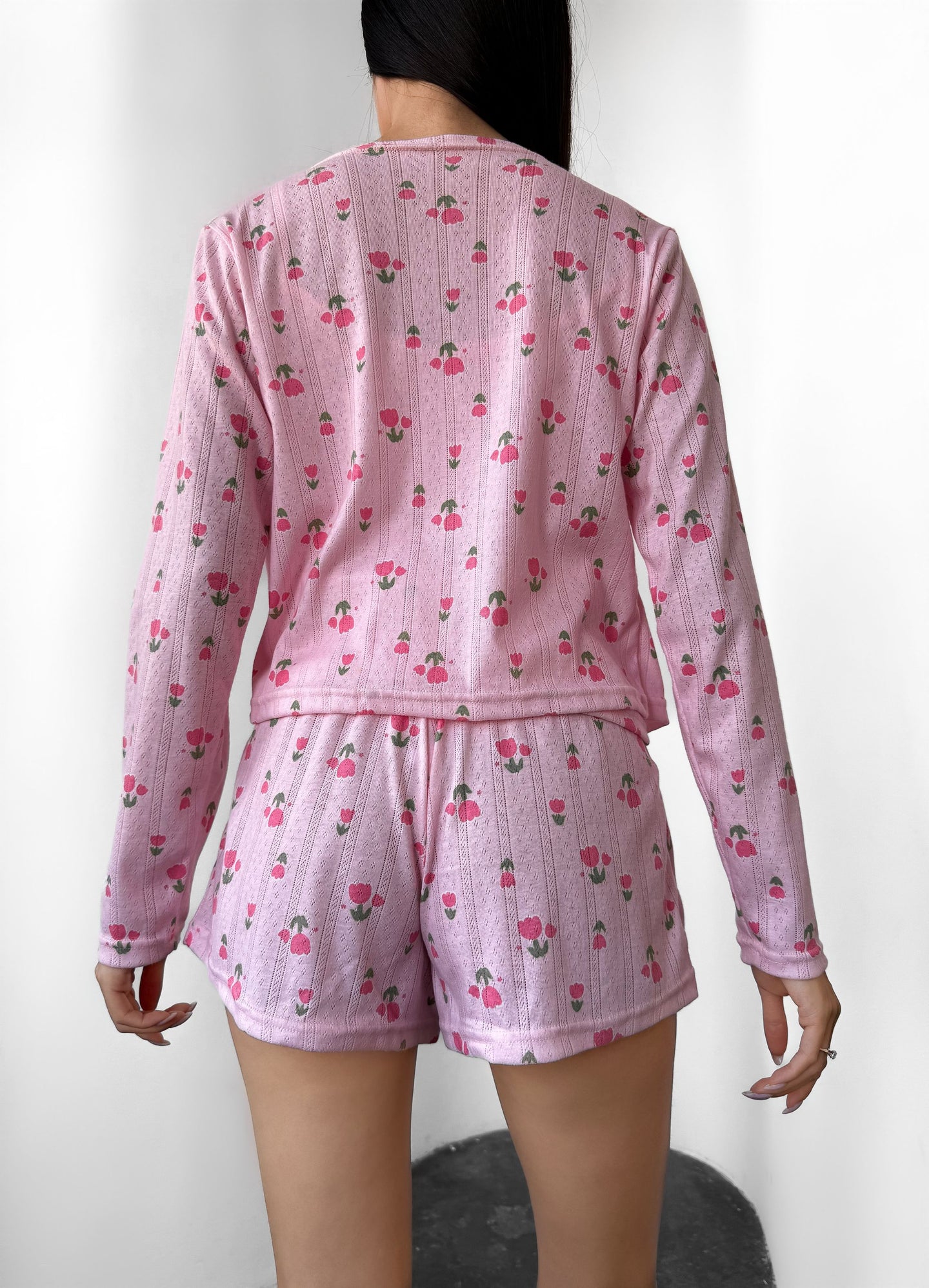 ZOEY WOMEN`S PAJAMAS WITH SHIRT, PINK