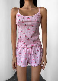 ZOEY WOMEN`S PAJAMAS WITH TOP, PINK