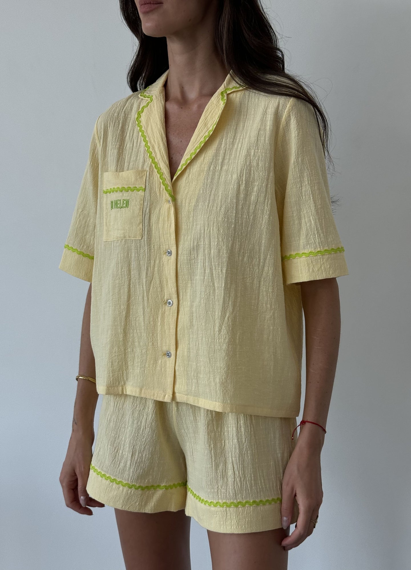 MELISSA WOMEN`S PAJAMAS, YELLOW