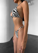 TULLY BIKINI SET, BLACK-WHITE