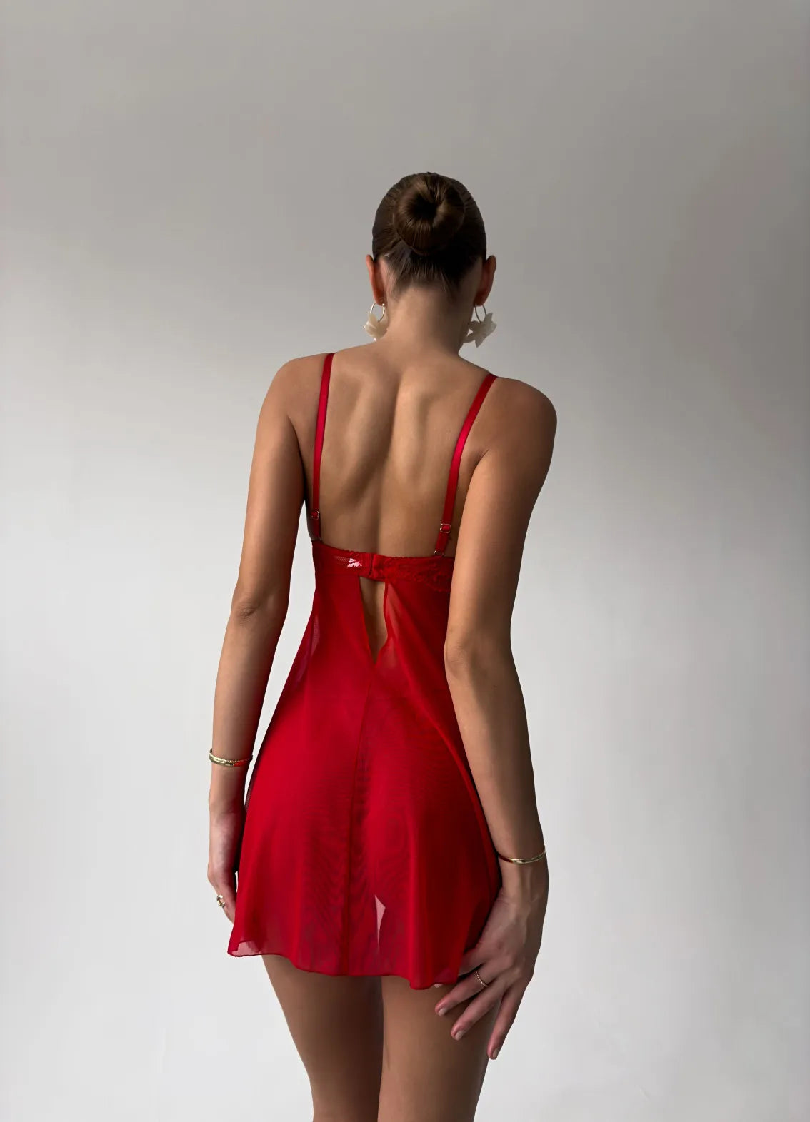 AKIRA, PETTICOAT, RED