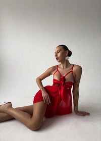 AKIRA, PETTICOAT, RED