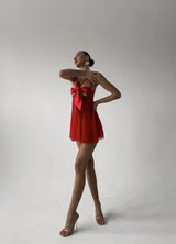 AKIRA, PETTICOAT, RED