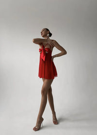 AKIRA, PETTICOAT, RED