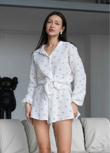REESE WOMEN'S PAJAMAS, WHITE