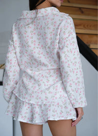 ROSE WOMEN'S PAJAMA, WHITE