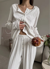 VERONA PAJAMA WITH PANTS, MILKY