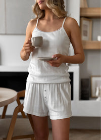 VERONA PAJAMA WITH T-SHIRT, MILKY
