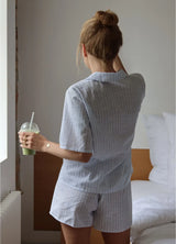 YASMIN WOMEN`S PAJAMA, LIGHT BLUE