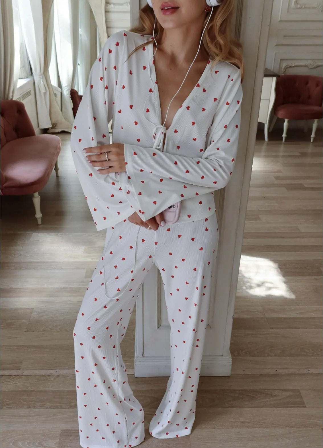 LOVE PAJAMA, WHITE