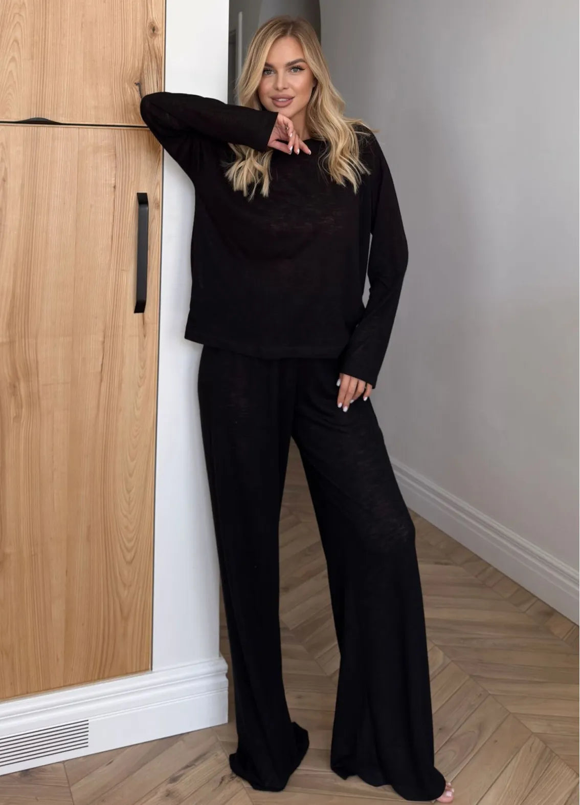 CALISTA PAJAMA, BLACK